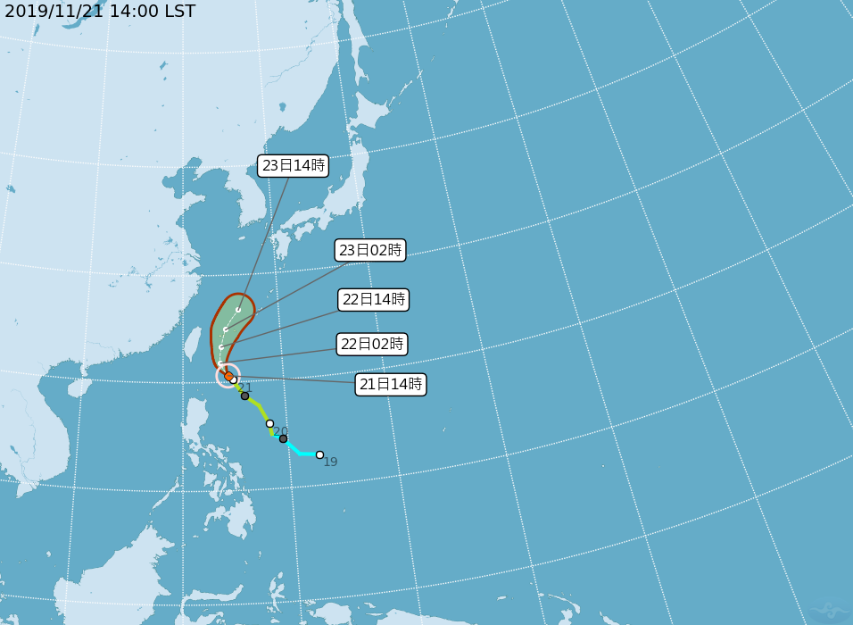 颱風鳳凰路徑續偏東 海警機率低