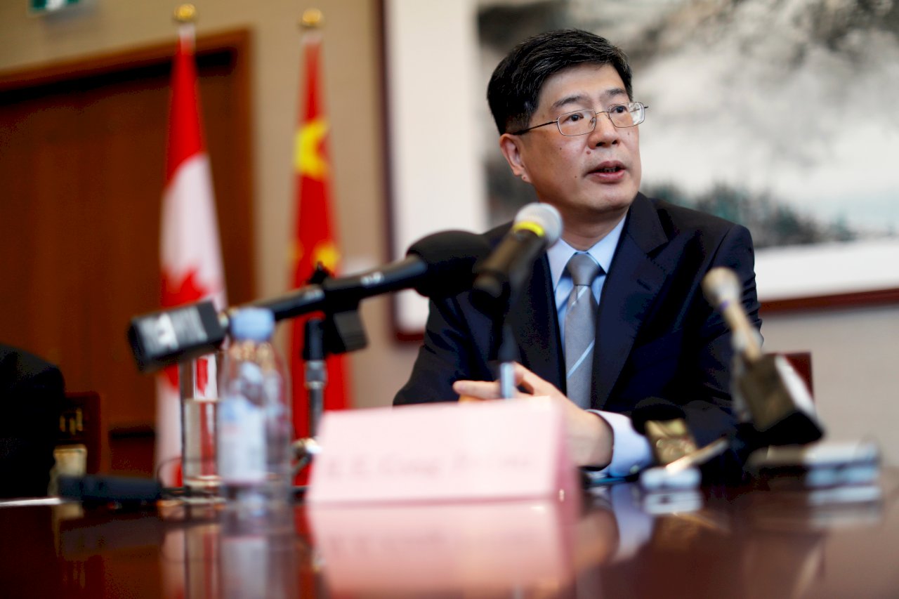 中國大使探視孟晚舟 嗆加拿大立即放人