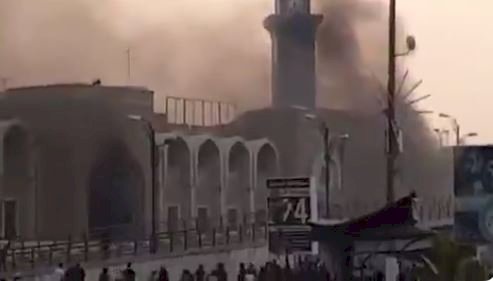 總理下台不夠 伊拉克續抗爭南部聖城寺廟遭縱火