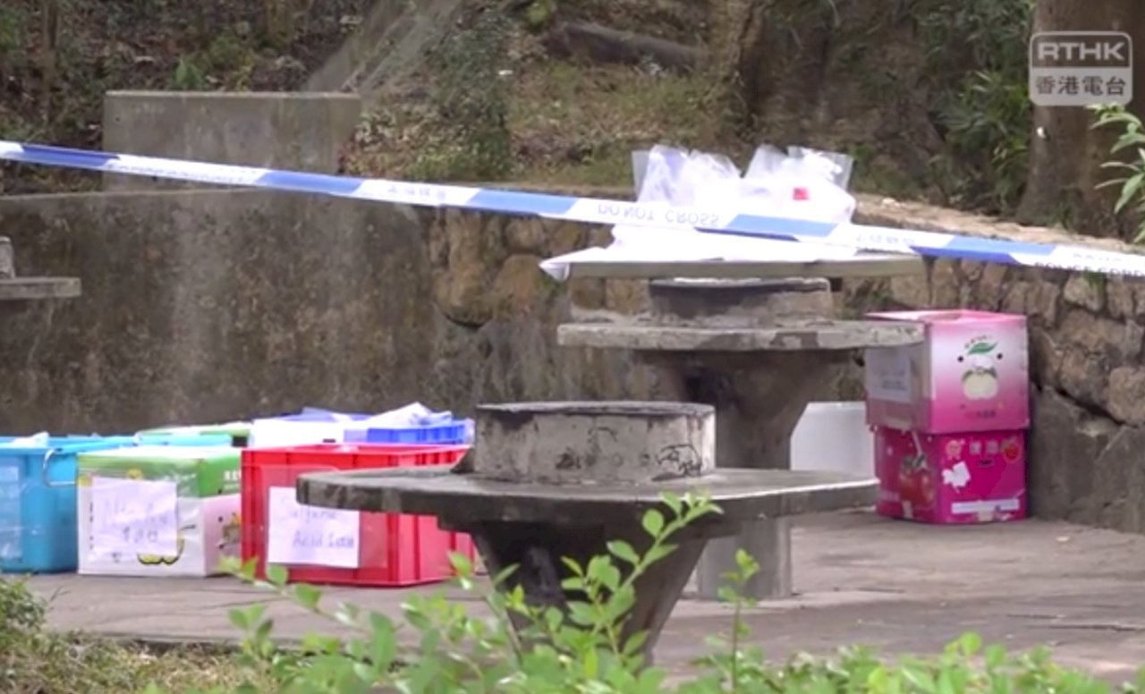 香港危險化學品被棄野外 疑涉反送中