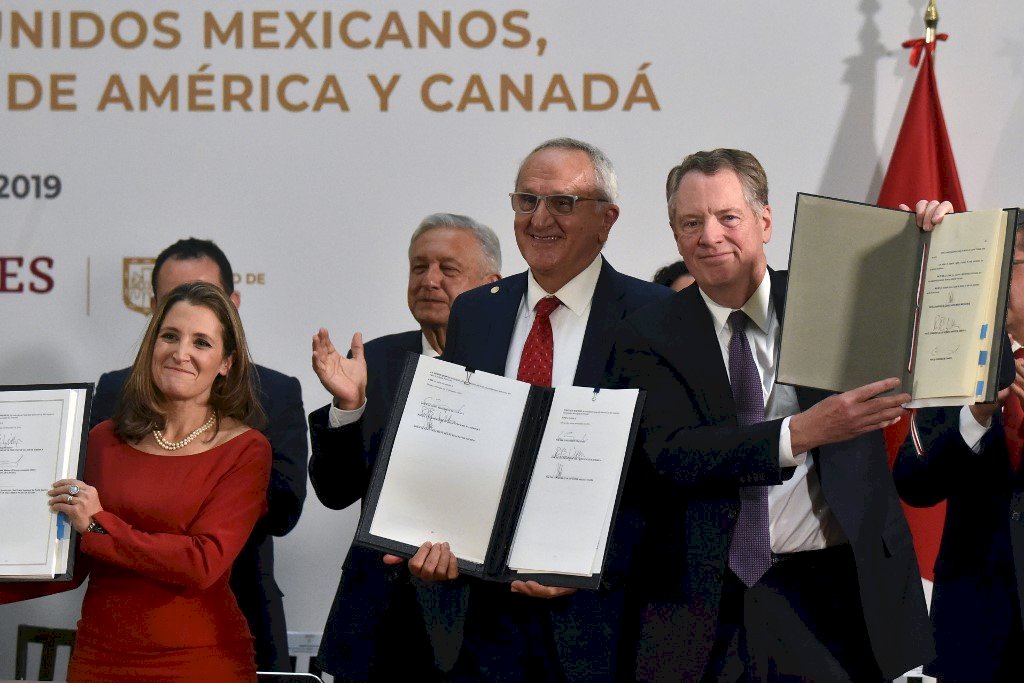 美墨加簽署新北美貿易協定 尚需三國國會批准