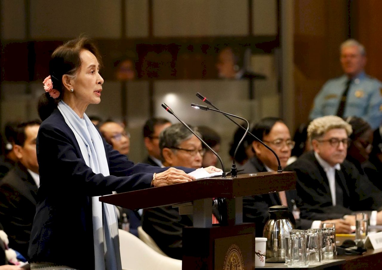 現身國際法院為緬甸辯護 鄉親強烈支持翁山蘇姬