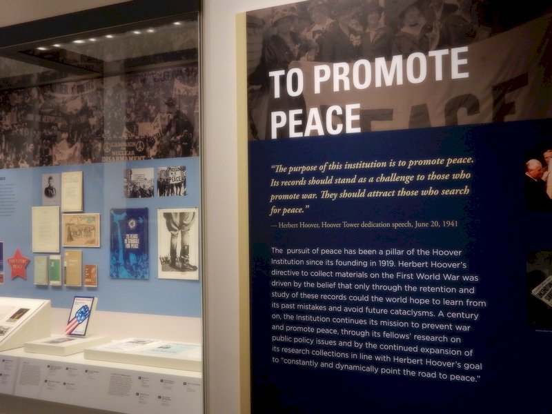 胡佛研究院百年展 見證戰爭和平爭自由歷史