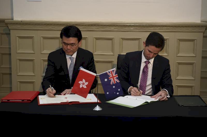香港澳洲自貿協定明年1月中生效