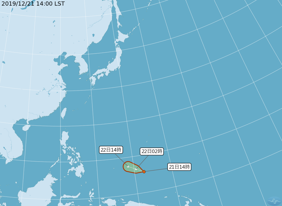 關島熱低壓恐成颱 直接影響台灣機率不高