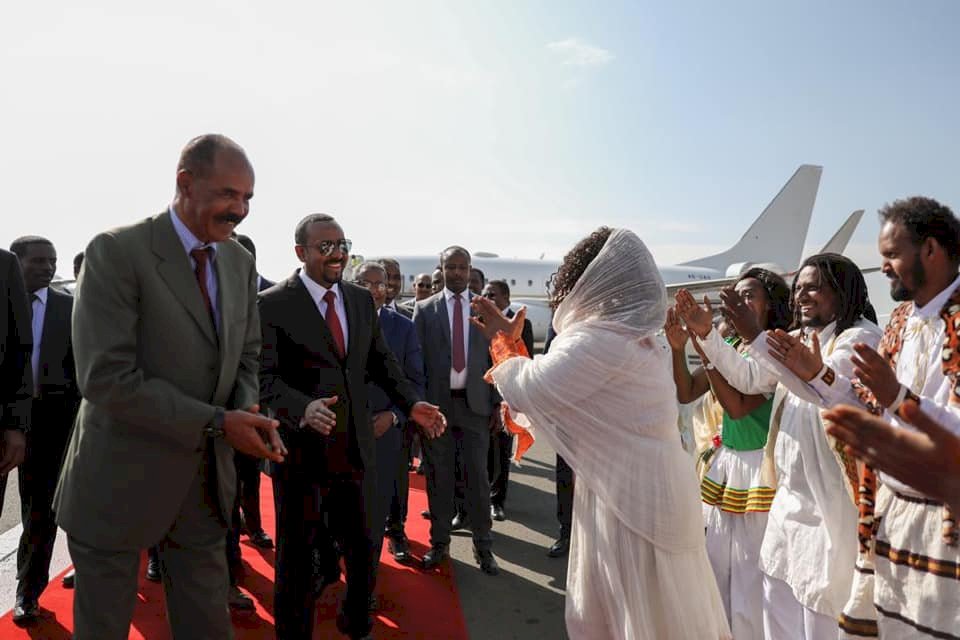 獲和平獎後 衣索比亞總理首度會晤厄利垂亞總統