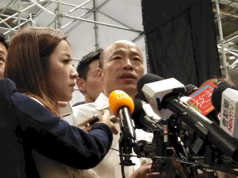 韓國瑜：謝長廷對總統大選指指點點 應自愛自重