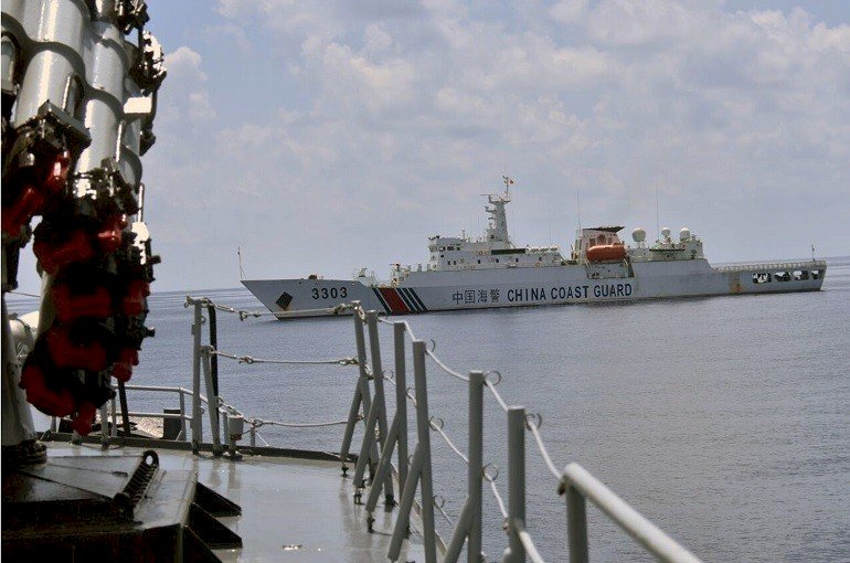 中國海巡艦護航漁船侵入經濟海域 印尼強烈抗議
