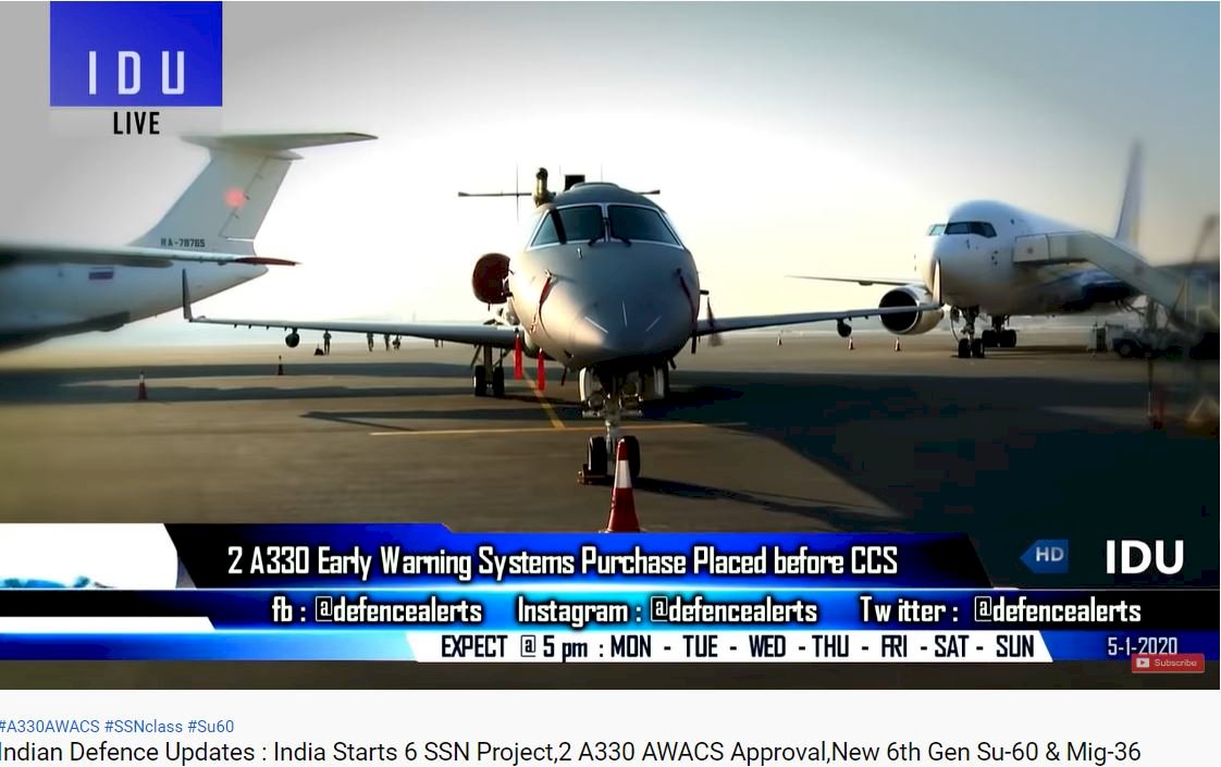 印度斥資377億元 3年開發兩架空中預警機