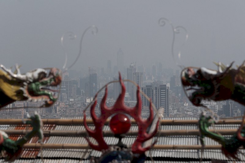 中國霾害明起影響台灣 全台空氣品質差
