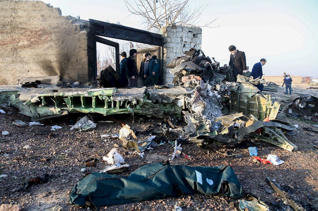 紐時影像曝光 墜毀伊朗的烏克蘭客機遭飛彈打中