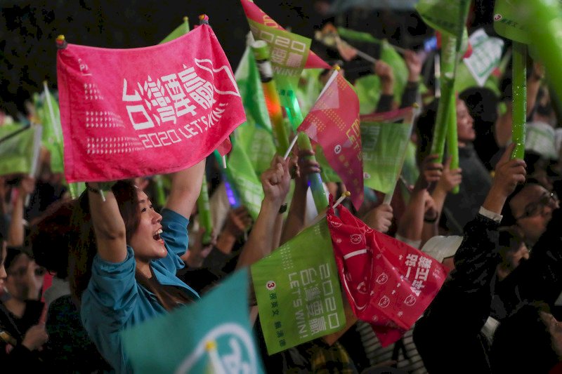 加媒：台灣總統強勢連任 台海敵意再度升高