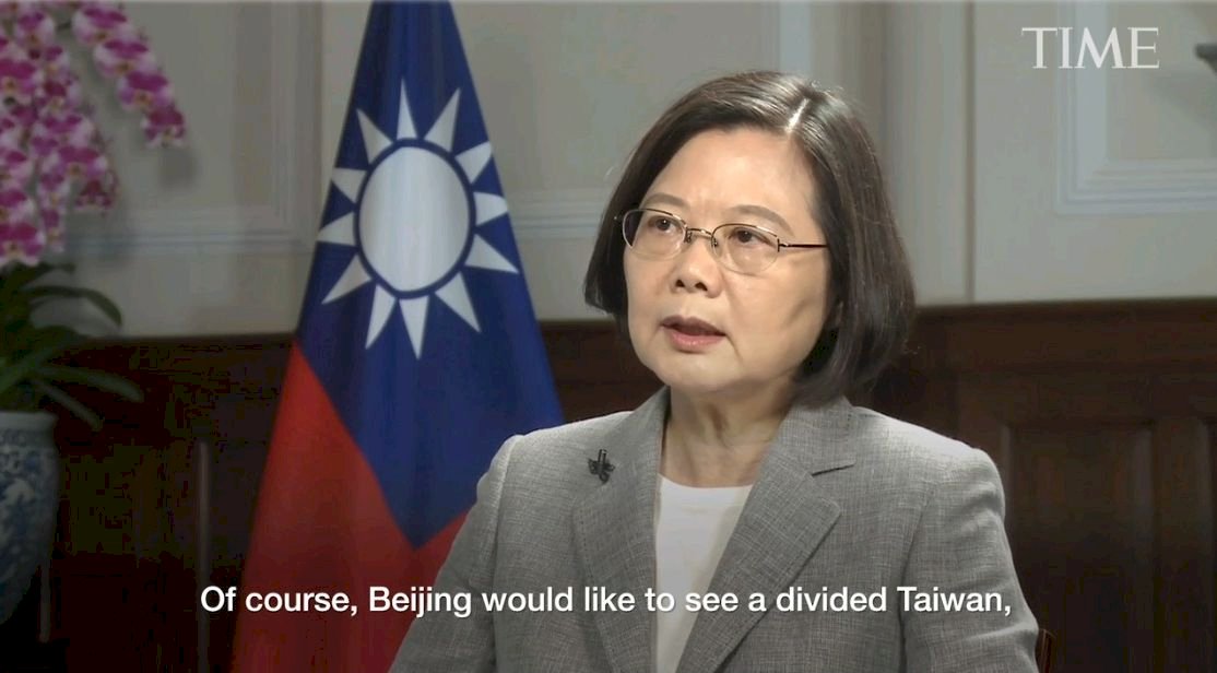 時代雜誌專訪 蔡總統：台灣人民需要堅定領導者