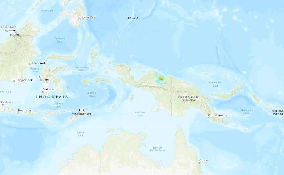 印尼東部巴布亞省規模6.0強震 無海嘯危險