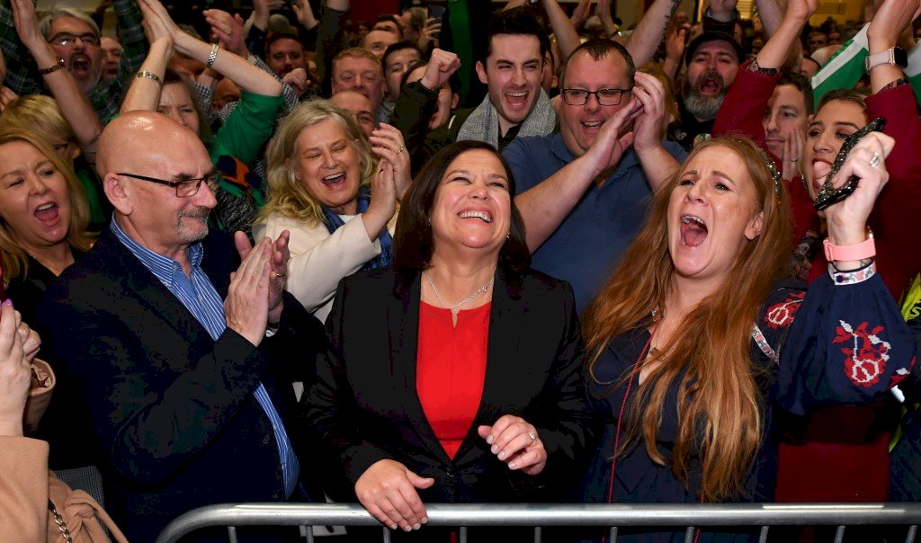 愛爾蘭大選 新芬黨躍升最受支持政黨