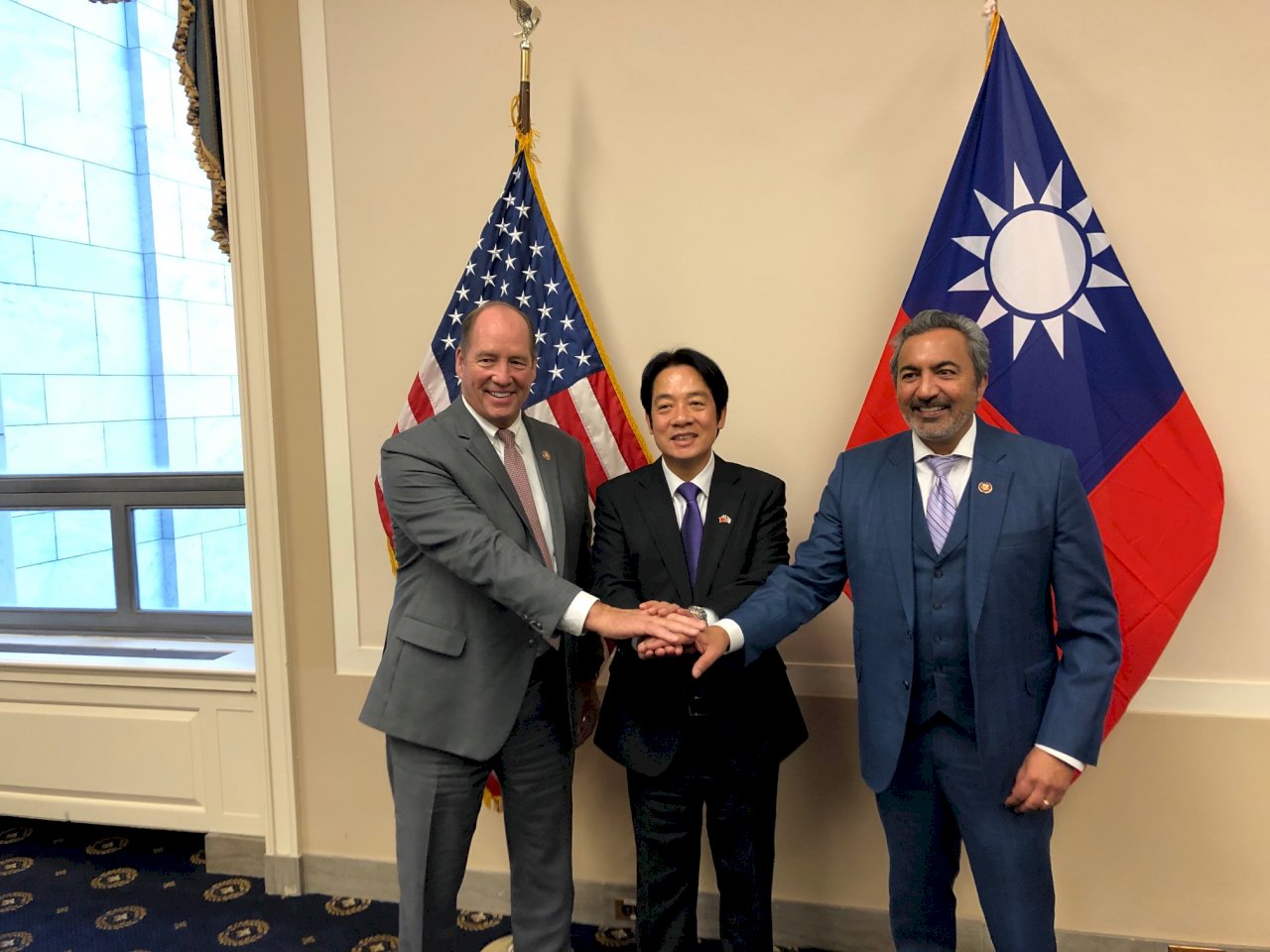 美議員分享與賴清德合照 讚台灣是美國強健夥伴