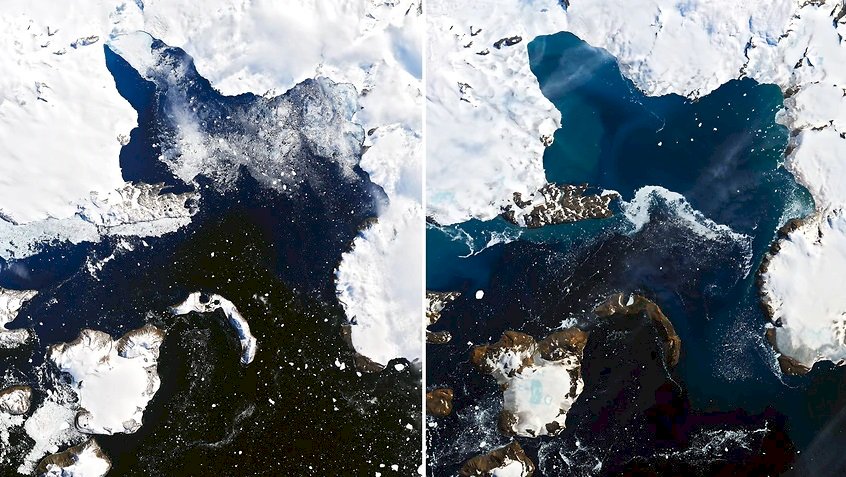 南極洲熱浪來襲9天 鷹島融化約20%積雪