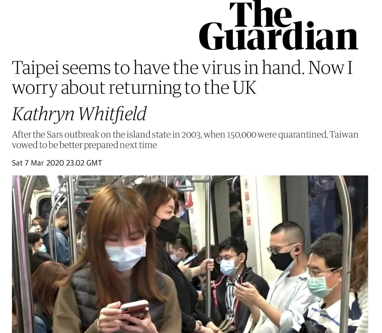 英記者見證台灣防疫確實 憂心返國反而不安全