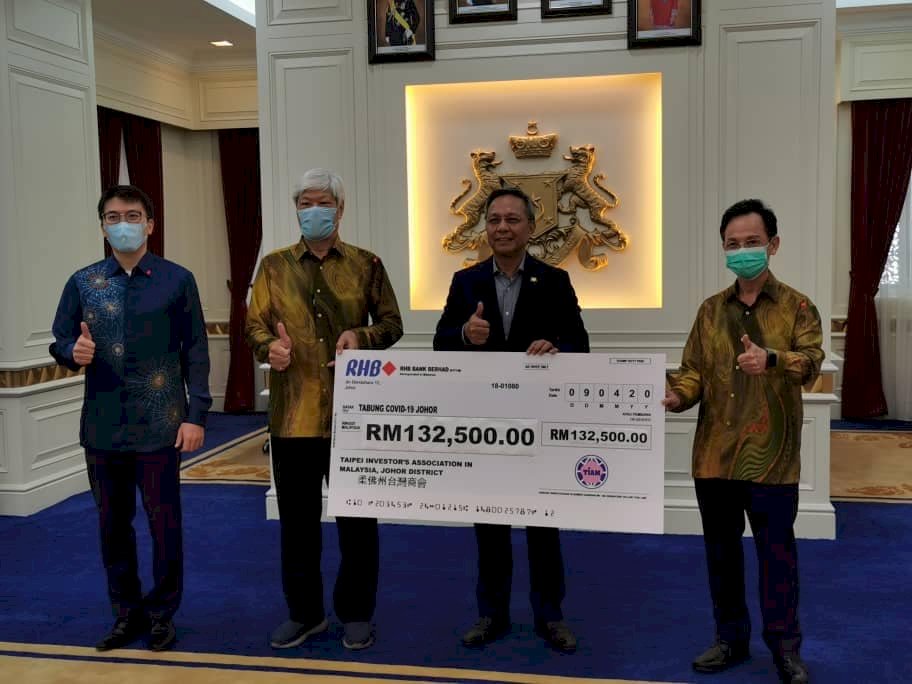 協助抗疫 馬來西亞台商捐贈百萬醫療物資