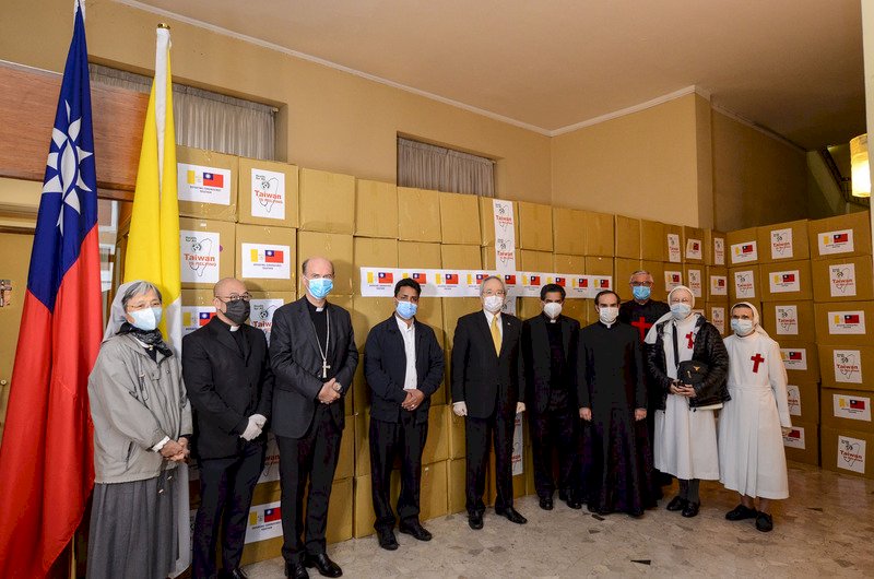 台灣今捐贈教廷28萬片口罩 梵蒂岡表感謝