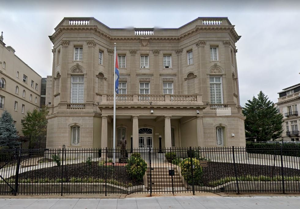 古巴駐美大使館遭開槍 1人被補無人受傷