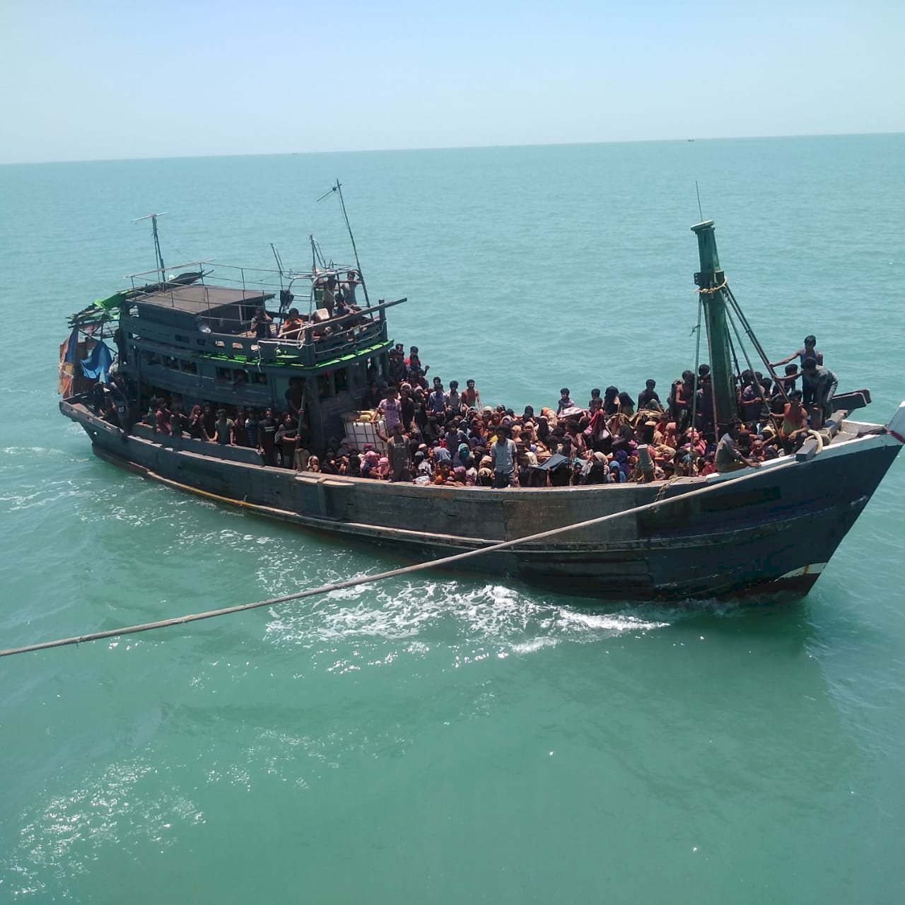 孟加拉海上營救200多名洛興雅人 送外島隔離