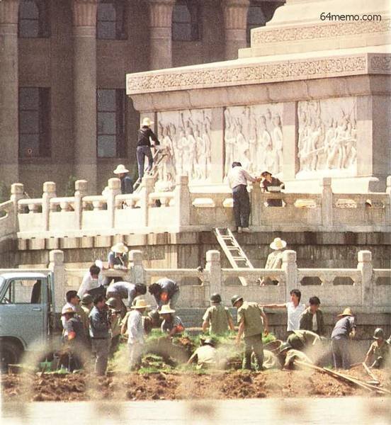 我的一九八九系列》天安門廣場清場最後時刻 解放軍戒嚴部隊開槍驅趕