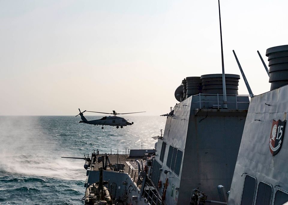 美軍主動披露驅逐艦正通過台灣海峽 國防部已掌握
