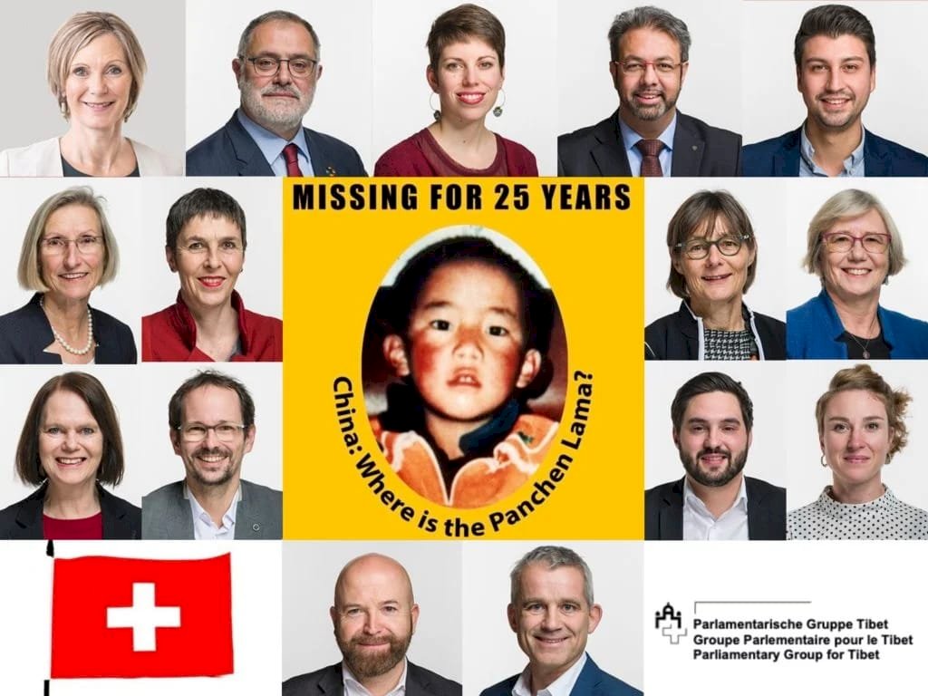 15位瑞士國會議員連署  要求中國釋放班禪喇嘛
