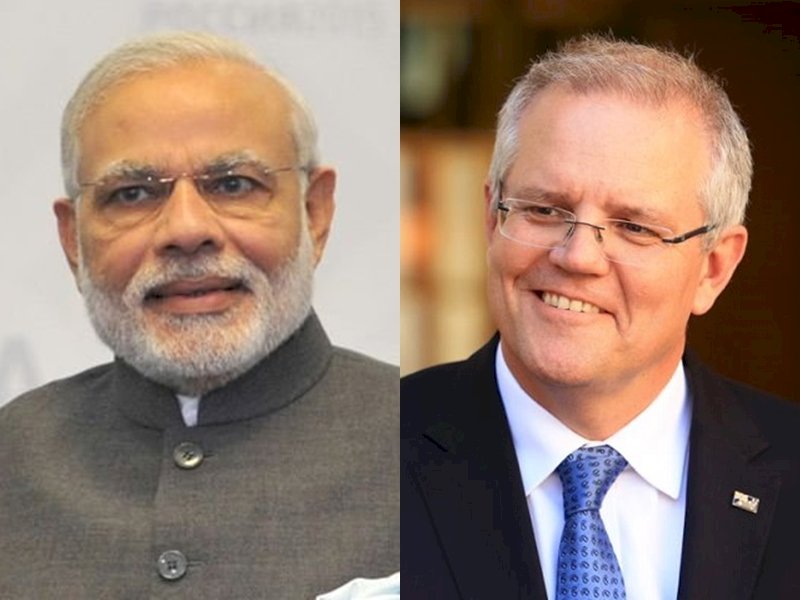 印度澳洲總理視訊峰會 可能簽署後勤支援協定