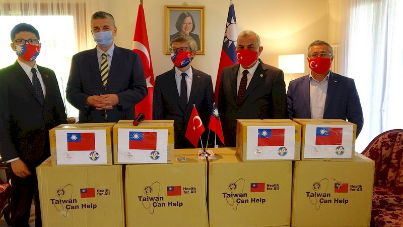 台灣10萬片口罩 駐土耳其代表處捐敘利亞難民