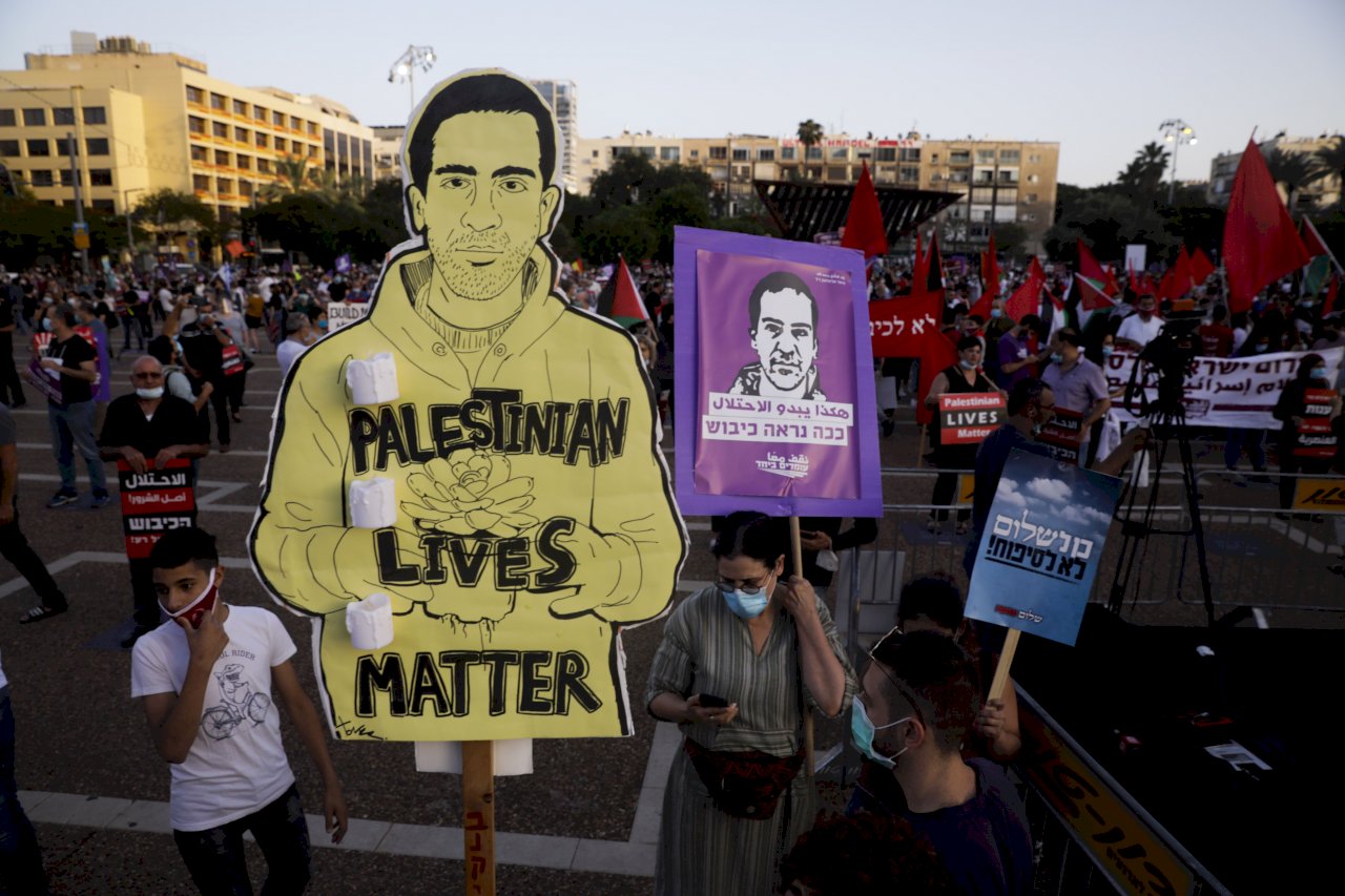 反對吞併約旦河西岸 以色列數千人上街示威