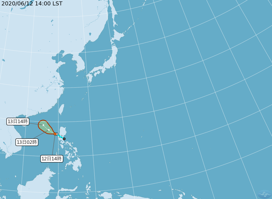 颱風鸚鵡形成  不撲台灣沿海小心長浪