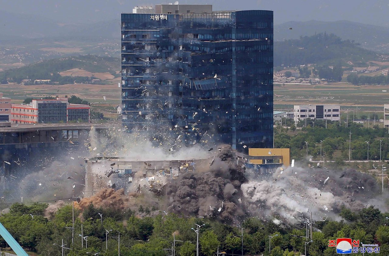 北韓炸毀兩韓聯絡辦公室大樓 南韓求償10億元
