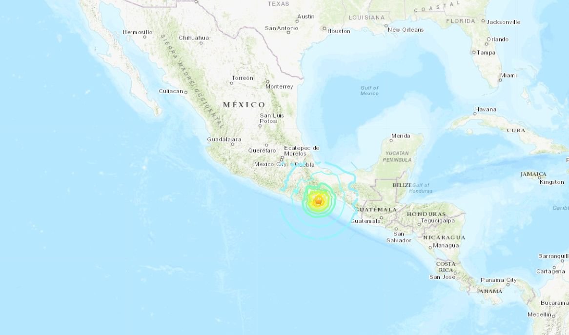墨西哥強震發布海嘯警報 尚未傳出傷亡災損