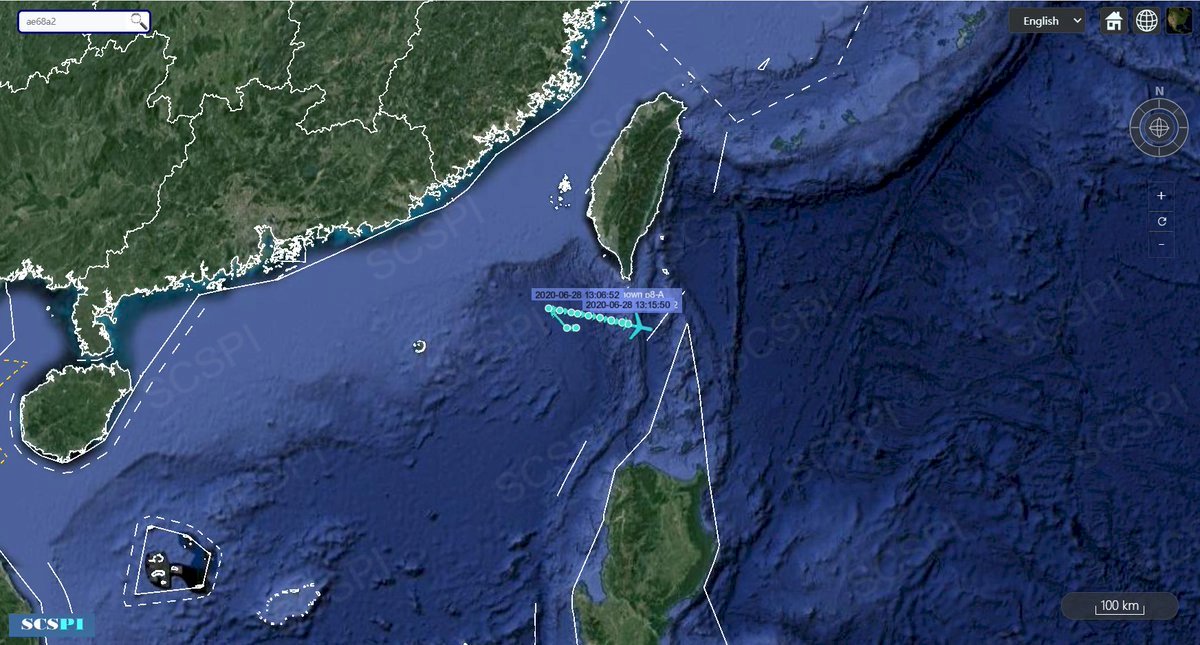南海局勢升溫 美軍機連8天現蹤台灣周遭空域