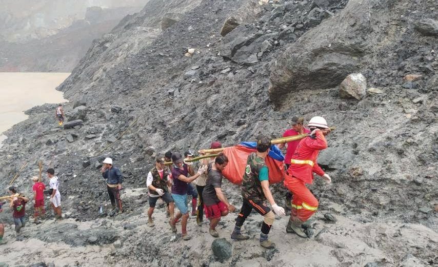 【更新】緬甸玉石礦場山崩災難 至少126礦工喪生