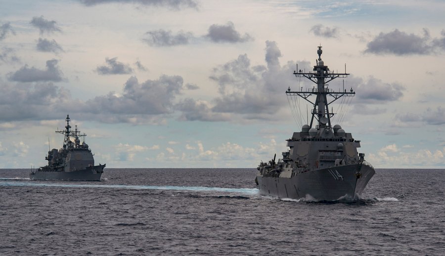 美國2艘航母返回南海 恐升高美中區域緊張情勢