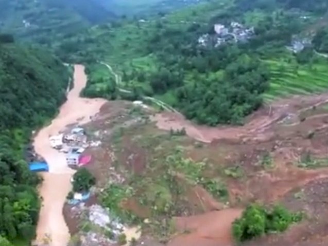 中國南方豪雨成災 湖北貴州山體滑坡導致死傷