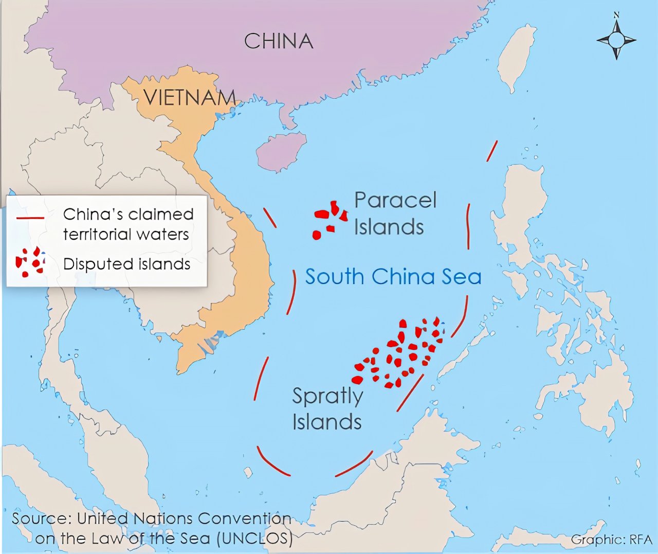 控北京非法佔有南海 菲國防部長：九段線主張為捏造