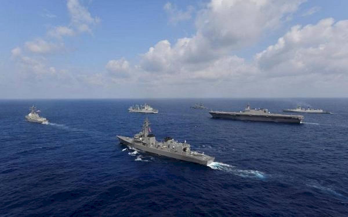 對抗中國威脅 印度美國舉行海上聯合軍演