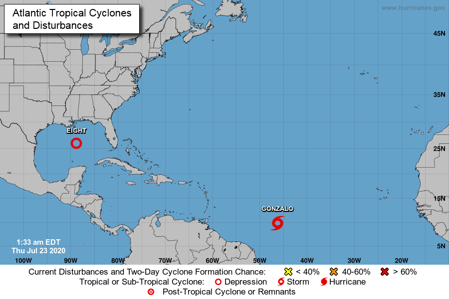 熱帶風暴來勢猛 將增強為2020年首個大西洋颶風