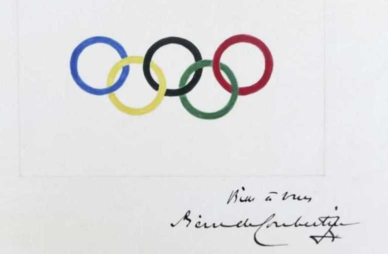 奧運五環設計手稿拍賣 新台幣638萬成交