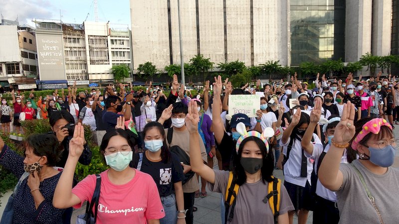泰國反政府示威準備登場 緊張氣氛升高