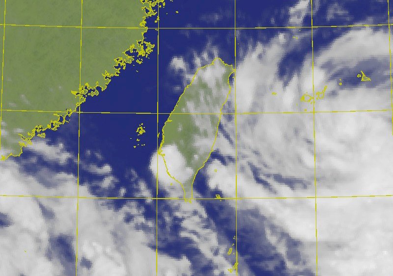 輕度颱風哈格比速度加快 3日雨勢最明顯