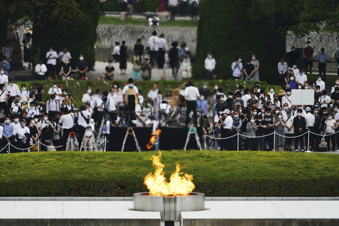 日本悼念原爆75週年 疫情迫使儀式縮減