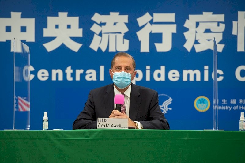阿札爾肯定台灣防疫模式 盼深化雙邊夥伴關係