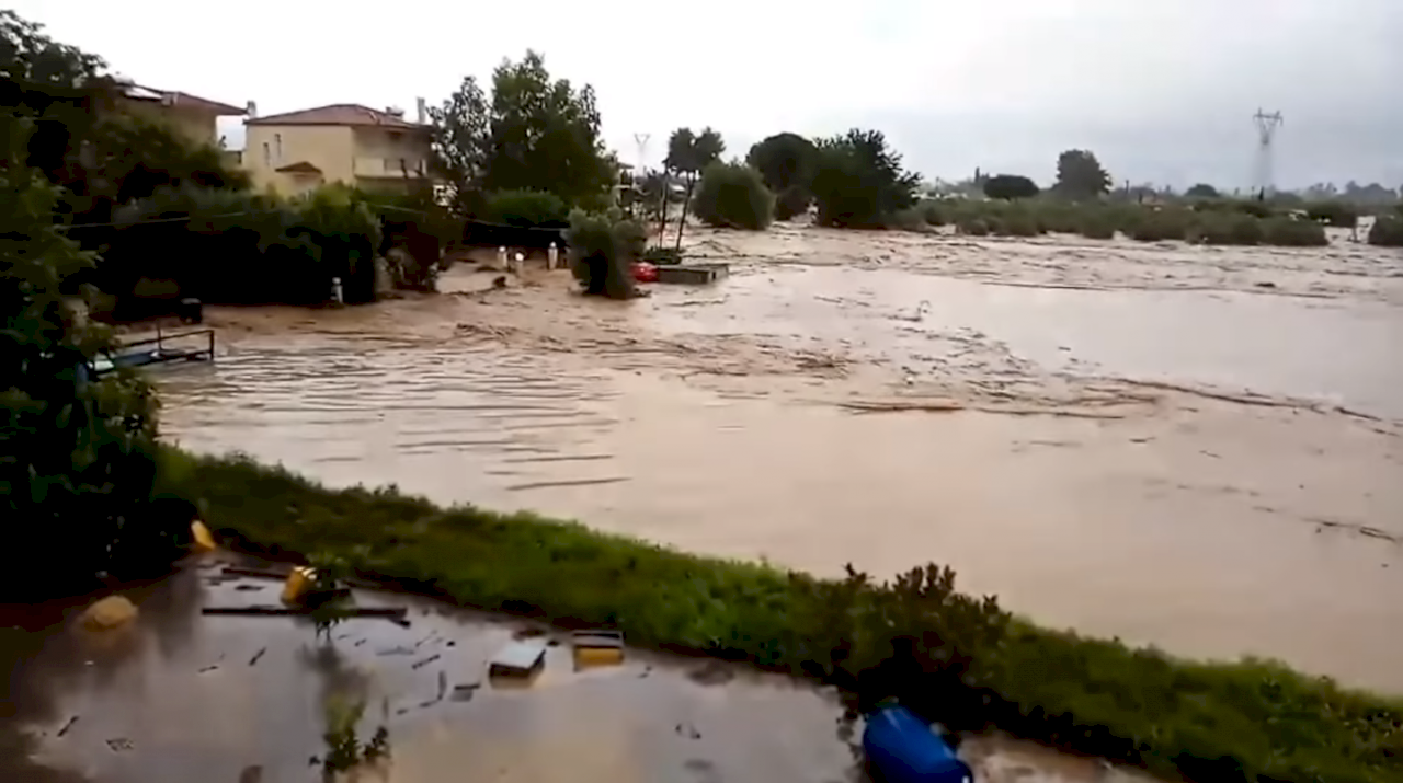 大雨洪水重創希臘艾維亞島 最小罹難者僅8個月大