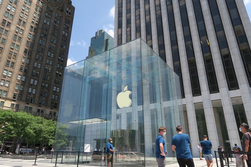 全美第一家 蘋果公司市值達2兆美元