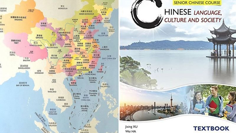 澳洲中文課本南海地圖惹議 書商回收